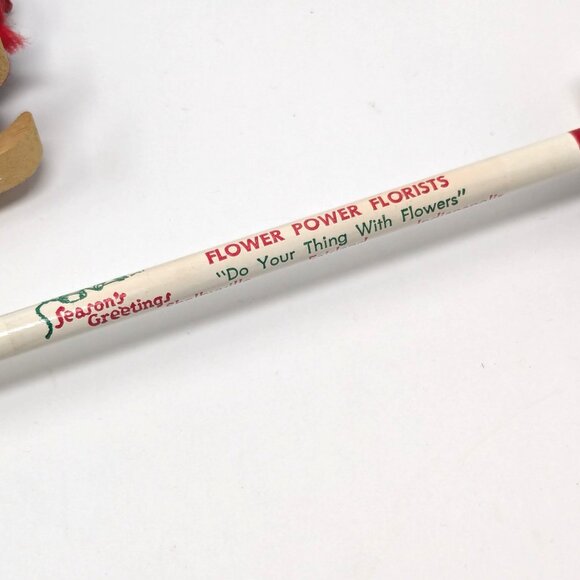 Vintage 50s Christmas Ornaments Japan Spun Cotton Pipe cleaner Felt Putz Lot 9 - Picture 15 of 16